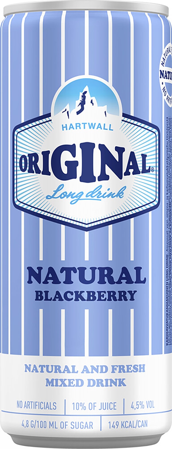 Original Long Drink Natural Blackberry tölkki