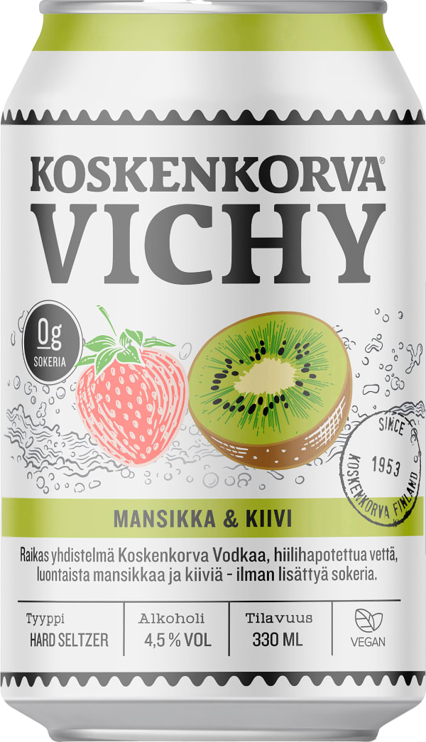 Koskenkorva Vichy Mansikka Kiivi can image 1 of 1