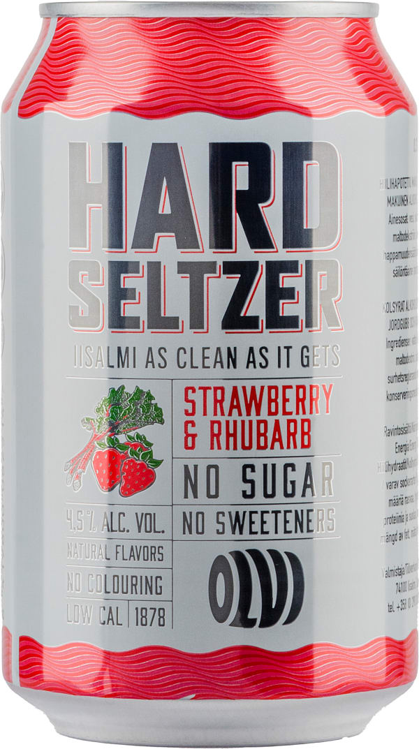 Olvi Hard Seltzer Strawberry&amp;Rhubarb burk bild 1/1