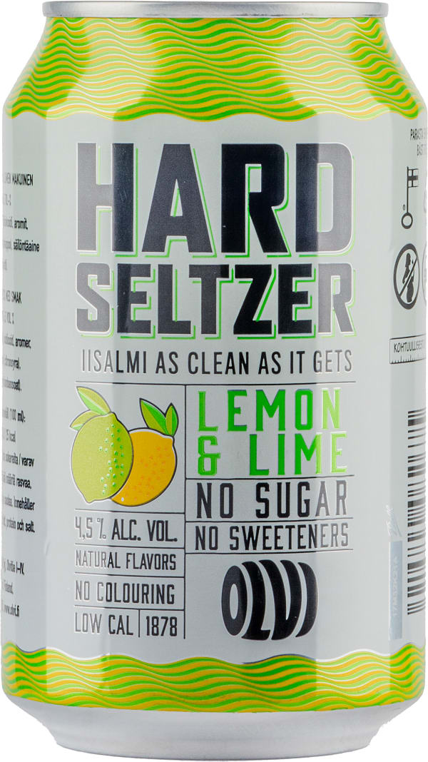Olvi Hard Seltzer Lemon Lime Can Finland Mixed Drinks Alko Olvi Hard Seltzer Lemon Lime Can Finland Mixed Drinks Alko