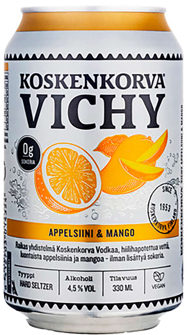 Koskenkorva Vichy Appelsiini Mango can image 1 of 1