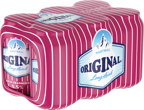Original Long Drink Cranberry 6-pack tölkki