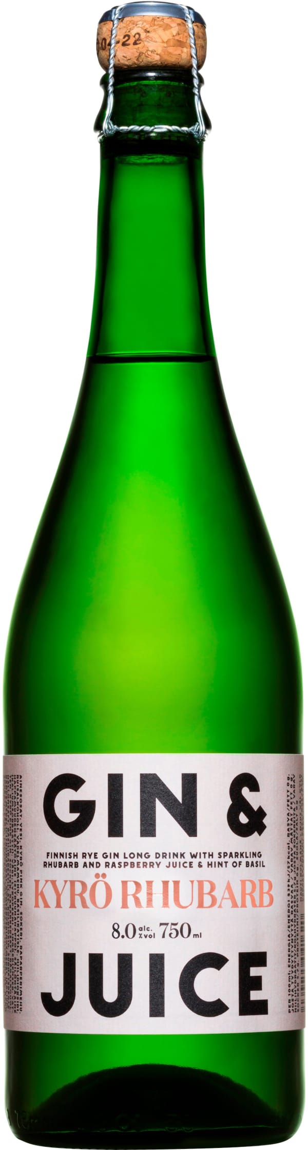 Kyrö Rhubarb Gin &amp; Juice kuva 1/1