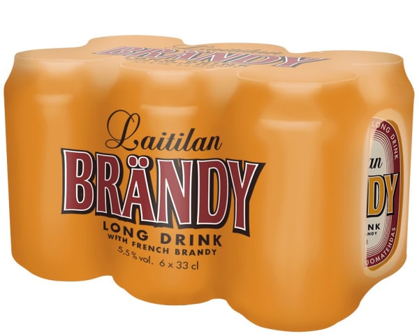 Laitilan Brändy Long Drink 6-pack burk bild 1/1