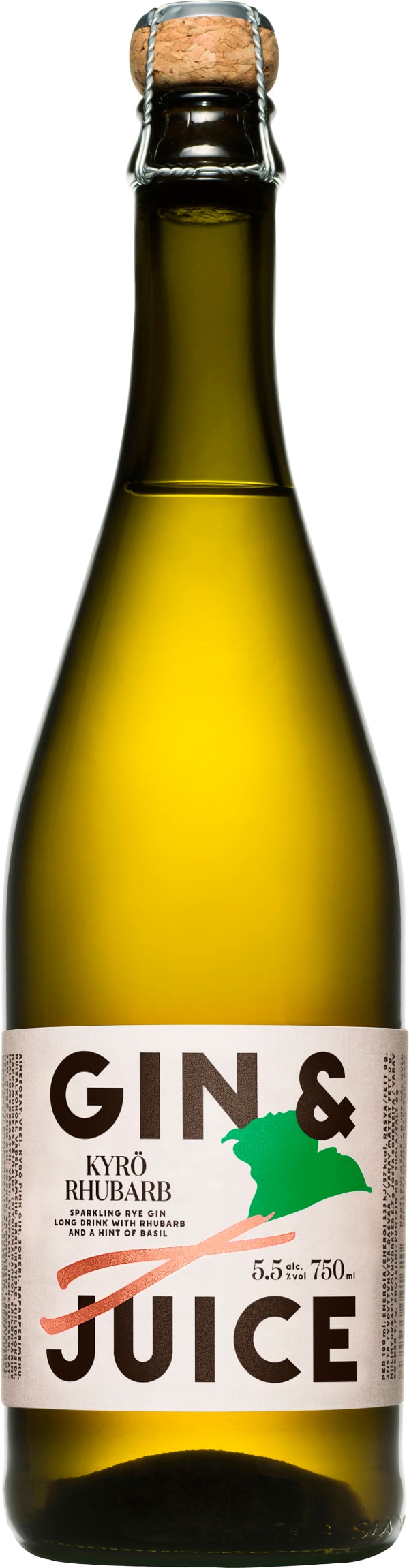 Kyrö Rhubarb Gin &amp; Juice kuva 1/1