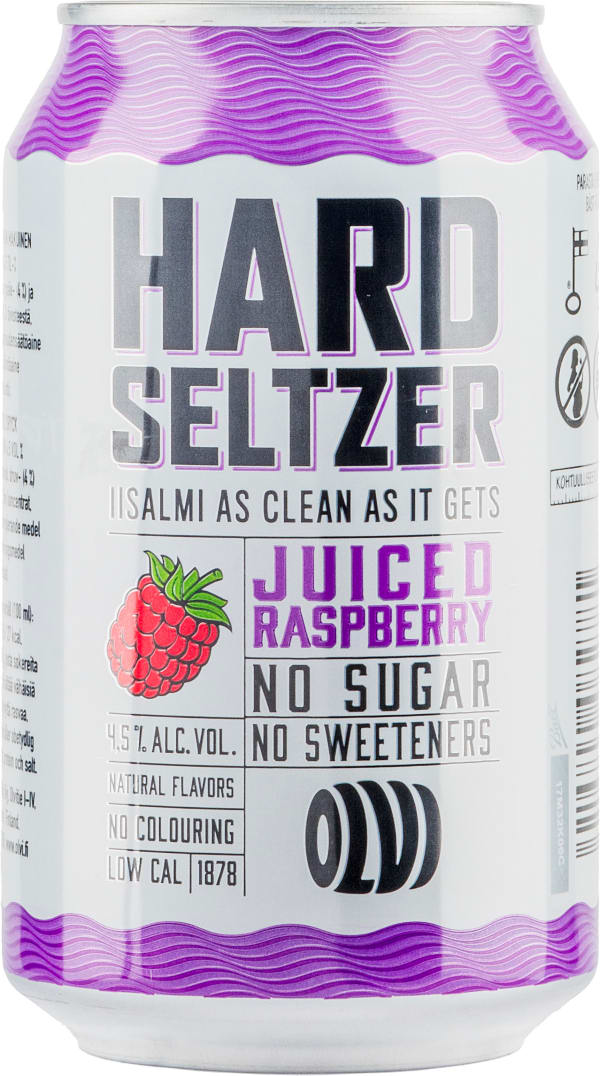 Olvi Hard Seltzer Juiced Raspberry burk bild 1/1
