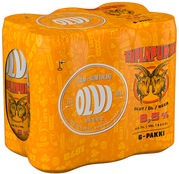 Olvi Tuplapukki 6-pack tölkki