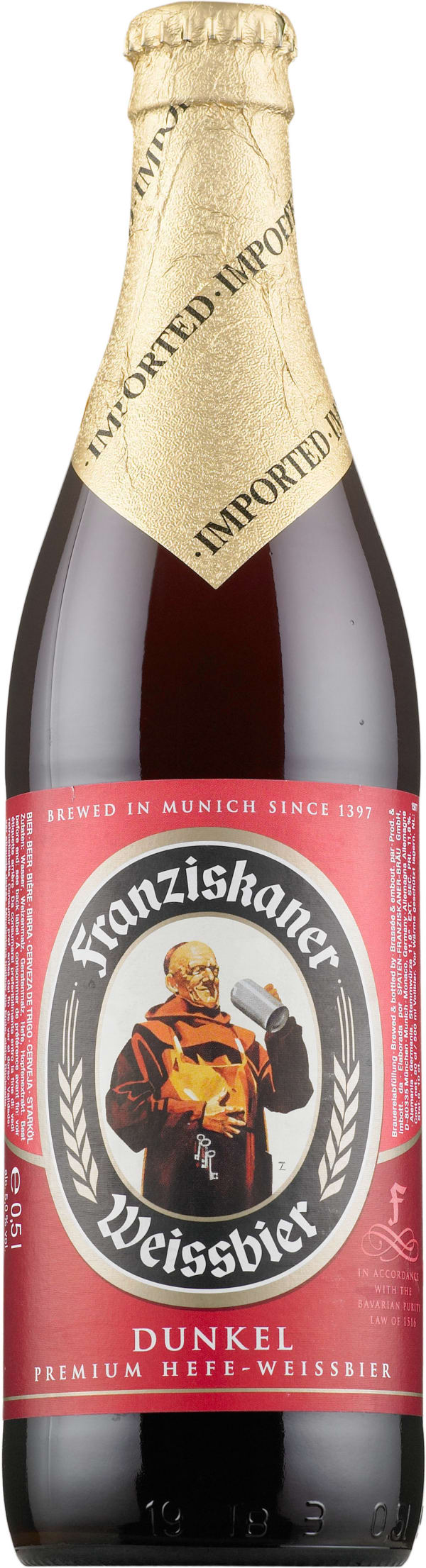 Franziskaner Weissbier Dunkel