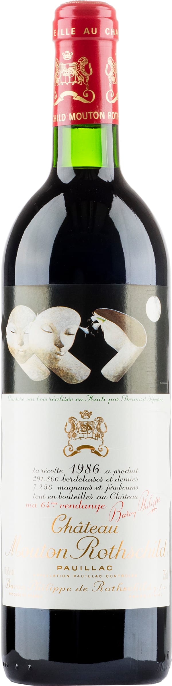 Château Mouton Rothschild (1plo/asiakas, 1fl/kund, 1btl/customer) 1986