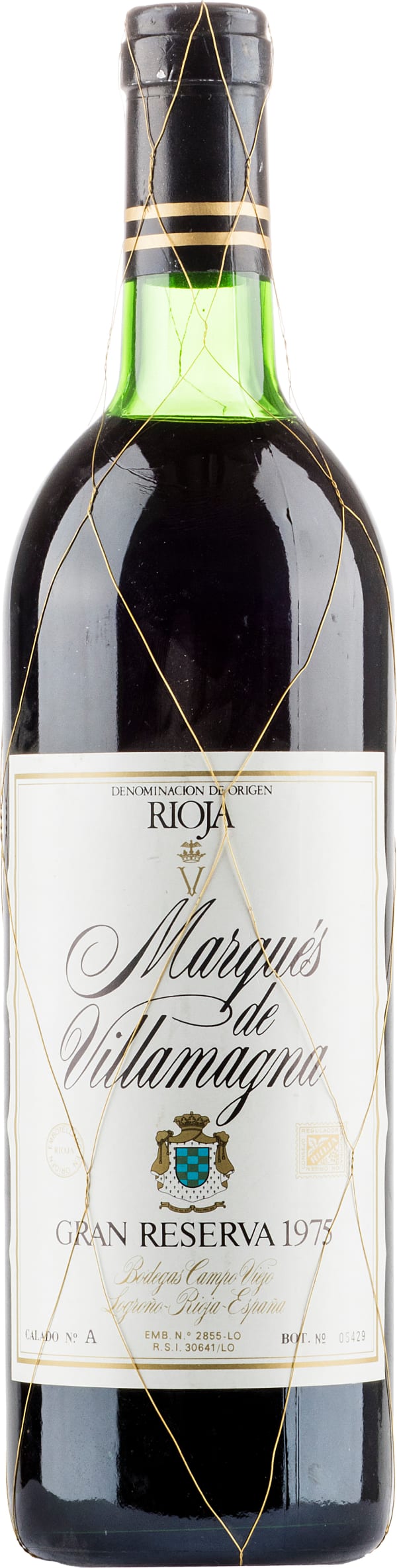 Bodegas Campo Viejo Marqués de Villamagna Gran Reserva (1plo/asiakas, 1fl/kund, 1btl/customer) 1975