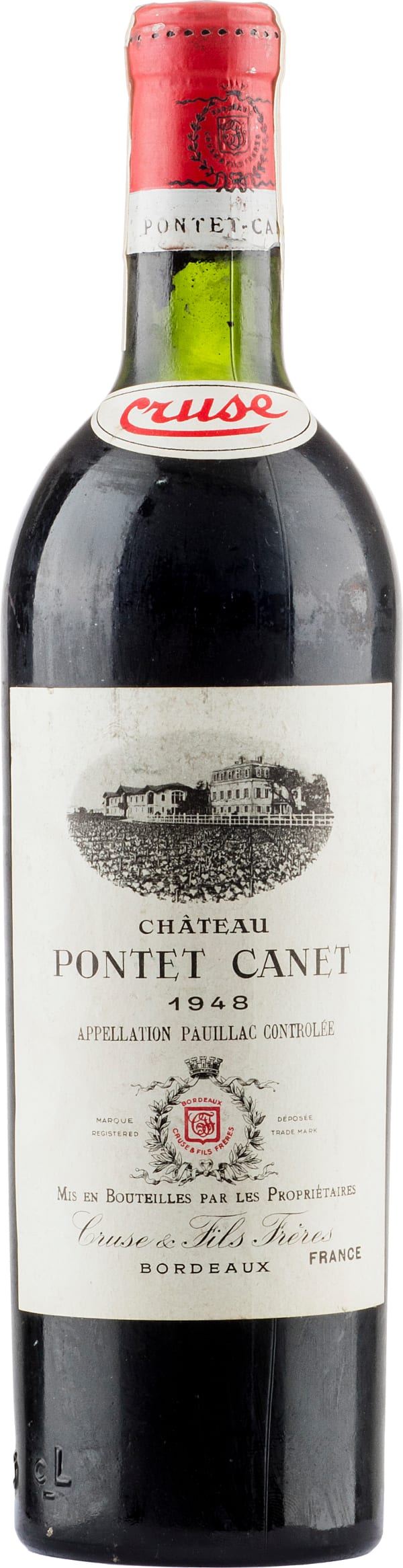 Château Pontet Canet (1plo/asiakas, 1fl/kund, 1btl/customer) 1948