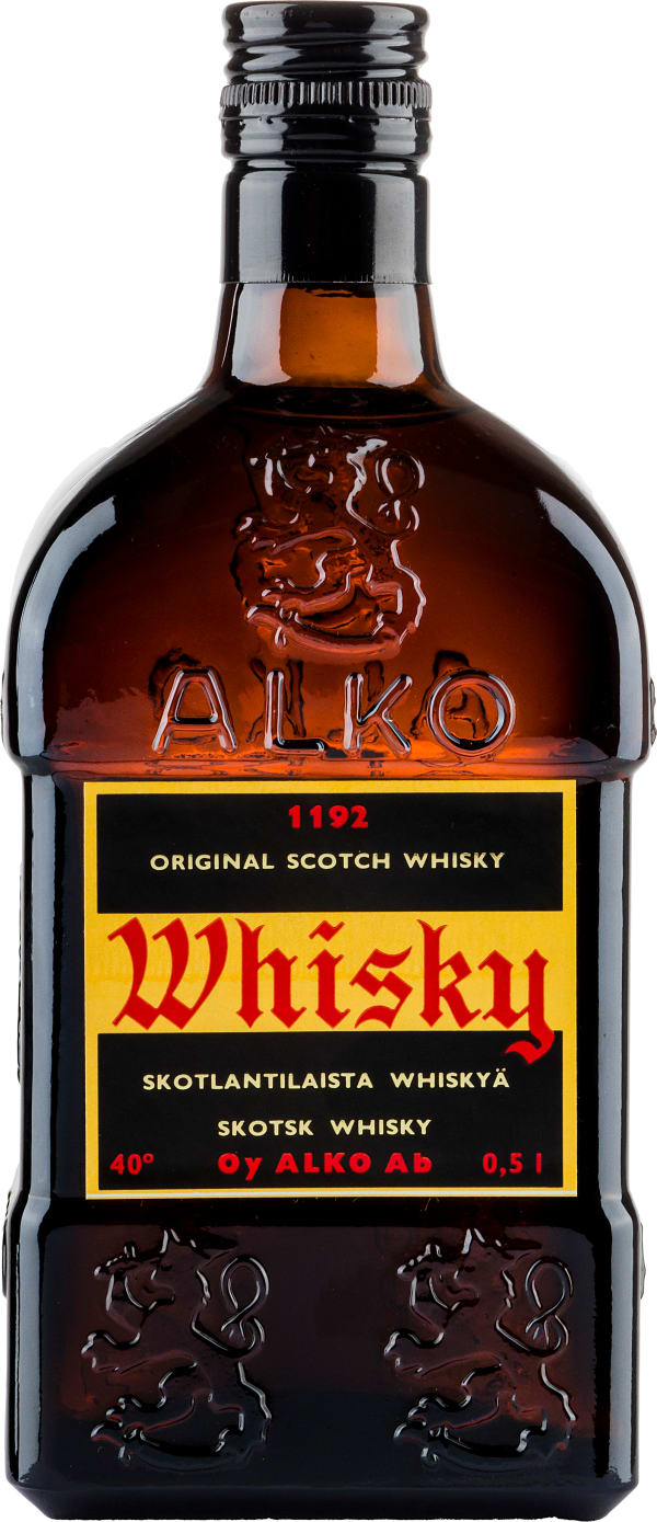 Neljän Leijonan Whisky (1plo/asiakas, 1fl/kund, 1btl/customer)