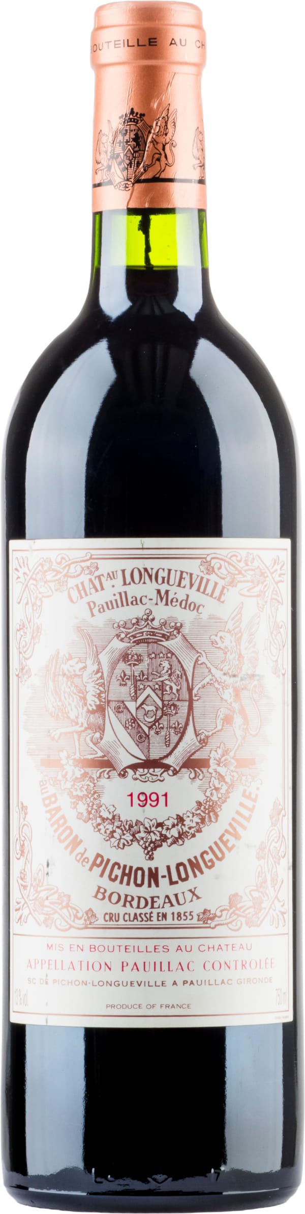 Château Longueville au Baron de Pichon-Longueville (erittäin rajallinen saatavuus, 1plo/asiakas) 1991