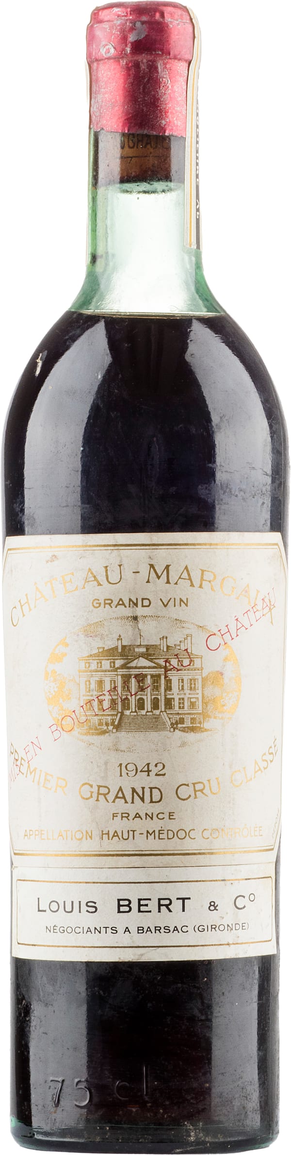 Château Margaux (erittäin rajallinen saatavuus, 1plo/asiakas) 1942