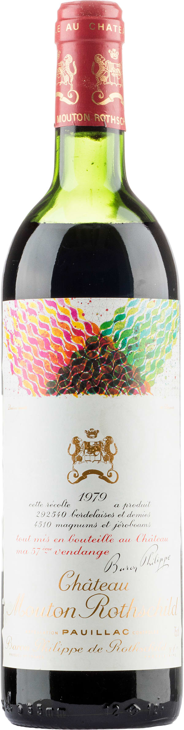Château Mouton Rothschild (erittäin rajallinen saatavuus, 1plo/asiakas) 1979
