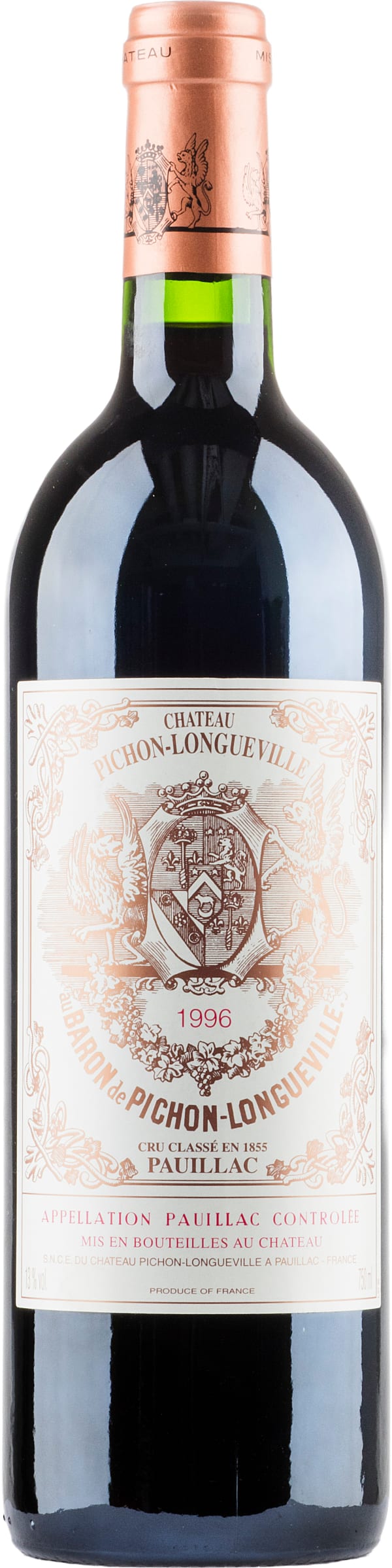 Château Pichon-Longueville au Baron (erittäin rajallinen saatavuus, 1plo/asiakas) 1996