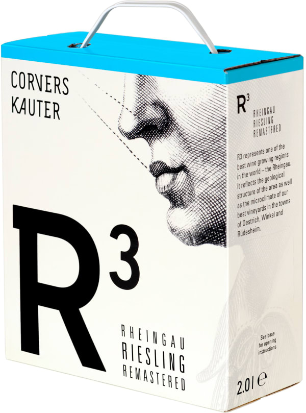 Corvers Kauter R3 Rheingau Riesling Remastered 2022 hanapakkaus