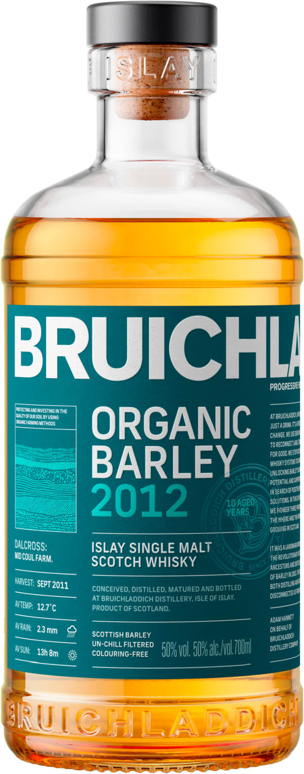 Bruichladdich Organic Barley 2012 Single Malt
