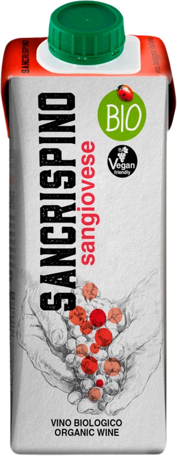 Sancrispino Sangiovese Organic kartongförpackning bild 1/1