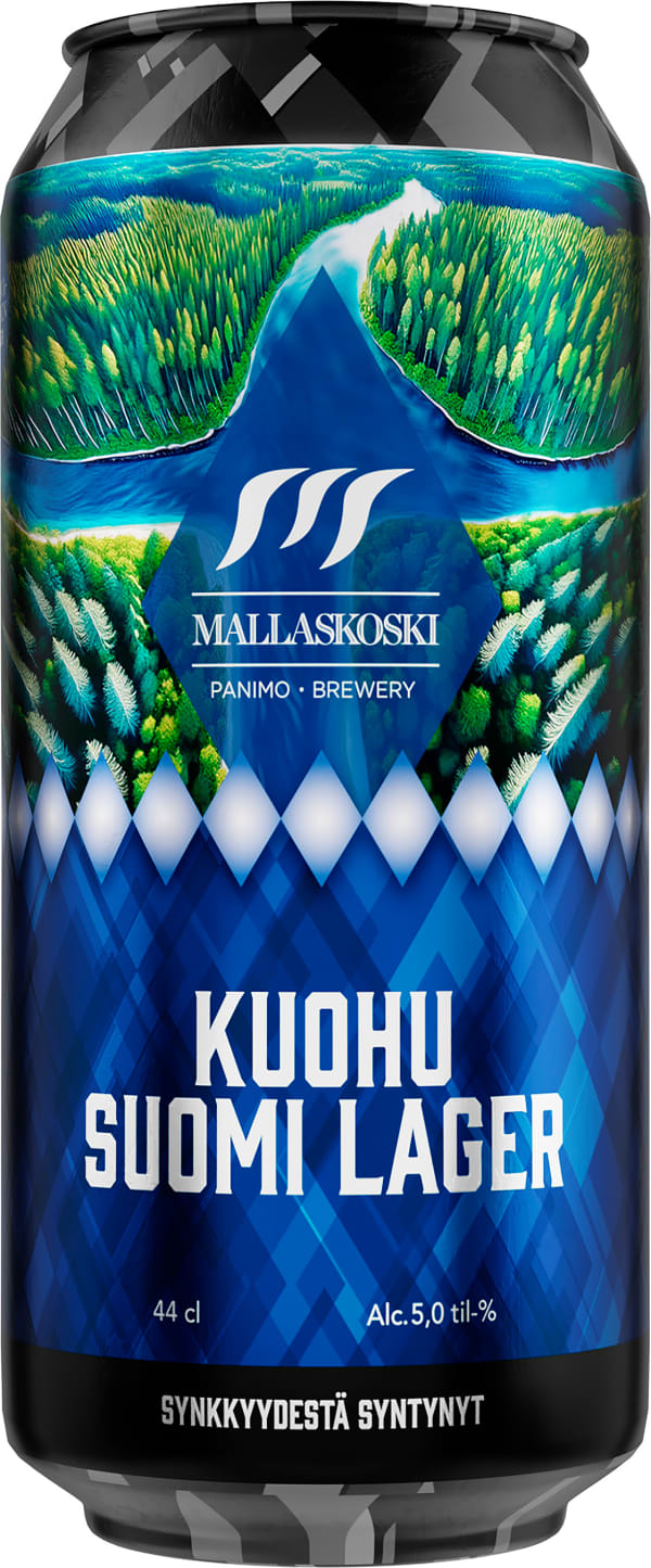 Mallaskoski Kuohu Suomi Lager tölkki