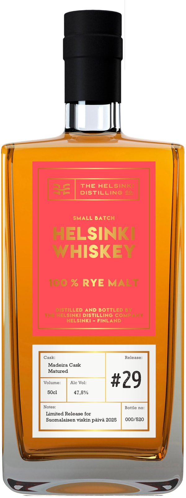 Helsinki Whiskey #29 Madeira Cask SVP 2025 100% Rye Malt