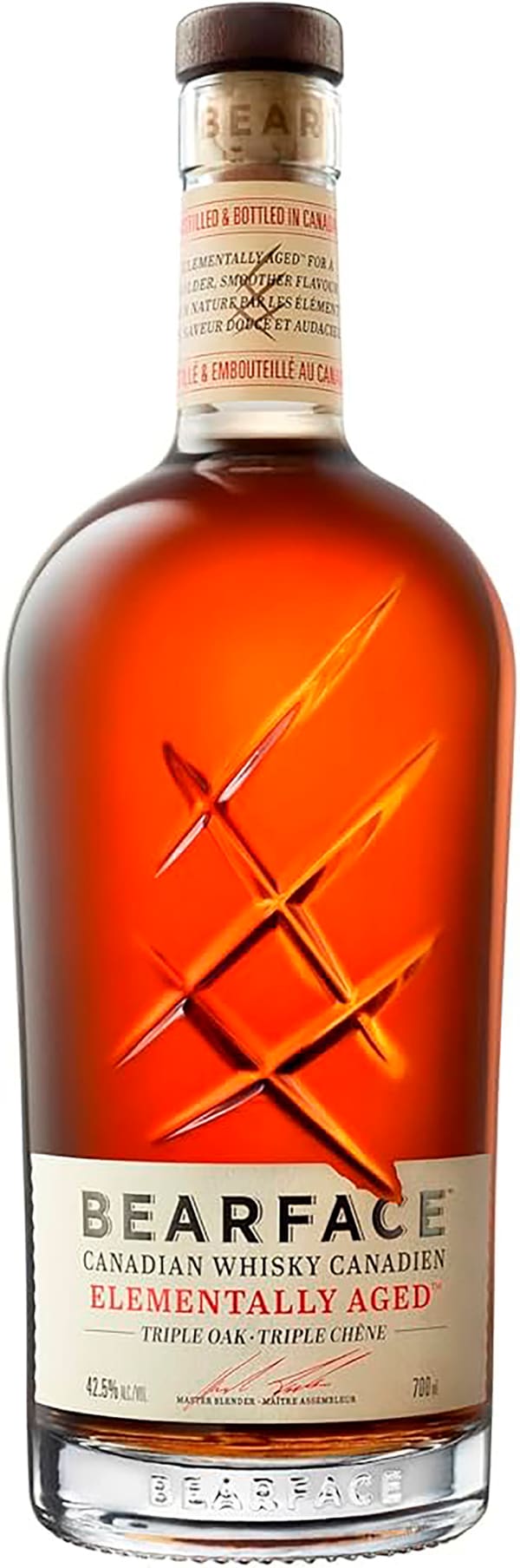 Bearface Elementally Aged Triple Oak Canadian Whisky
