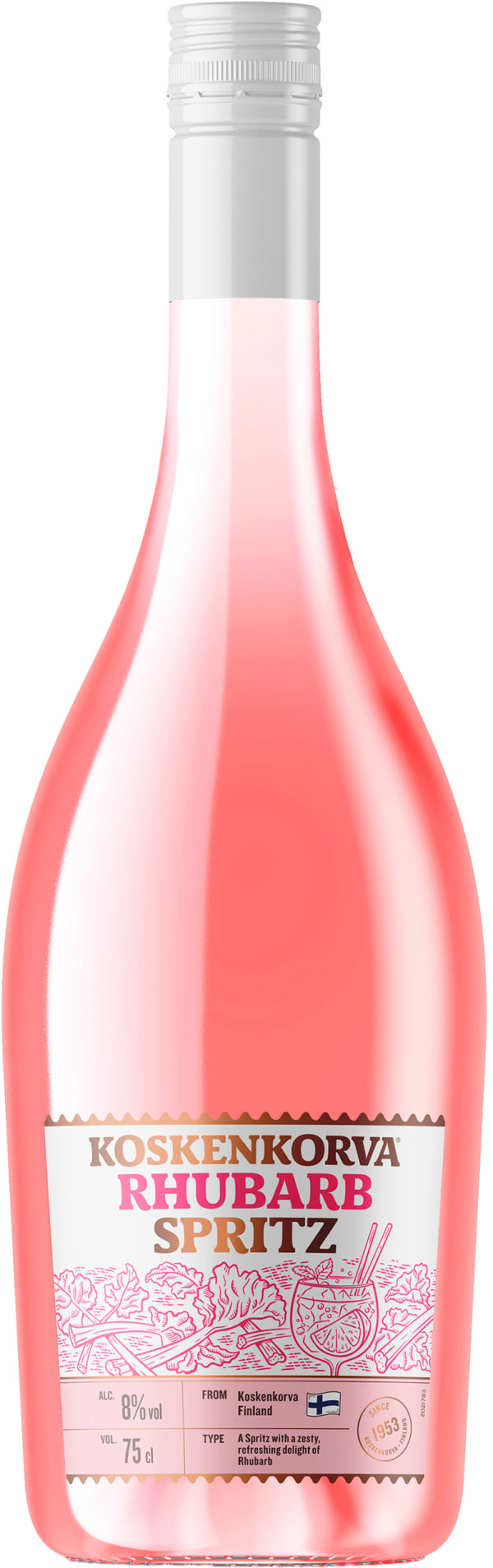 Koskenkorva Rhubarb Spritz