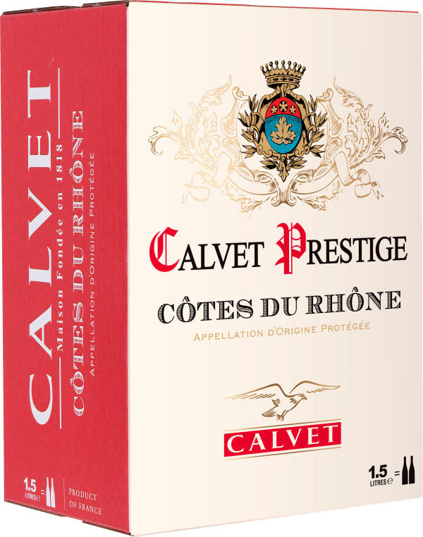 Calvet Prestige Côtes du Rhône 2024 lådvin bild 1/1