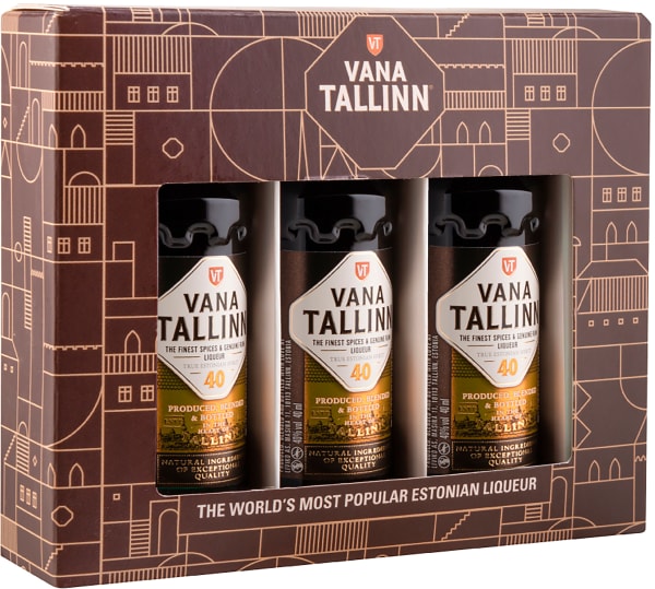 Vana Tallinn 3-pack  muovipullo