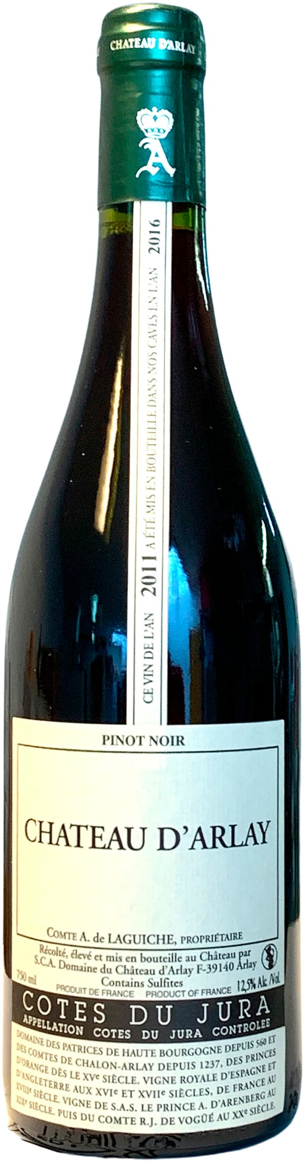 Arlay Pinot Noir 2011