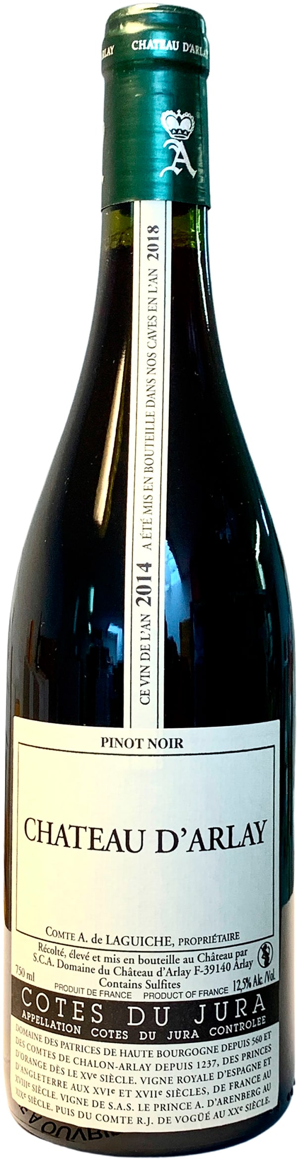 Arlay Pinot Noir 2014