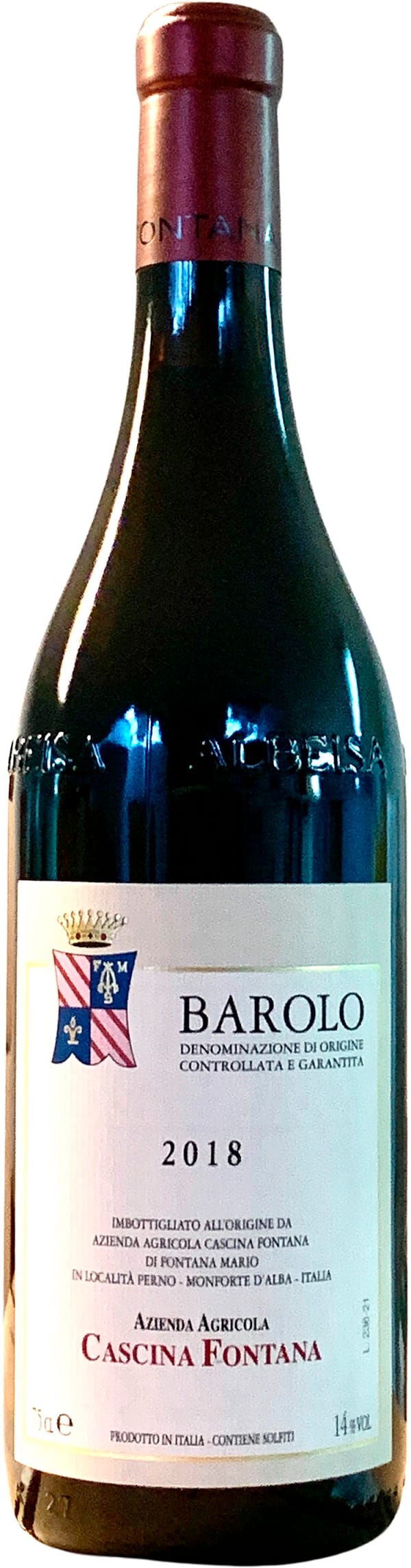 Cascina Fontana Barolo 2018