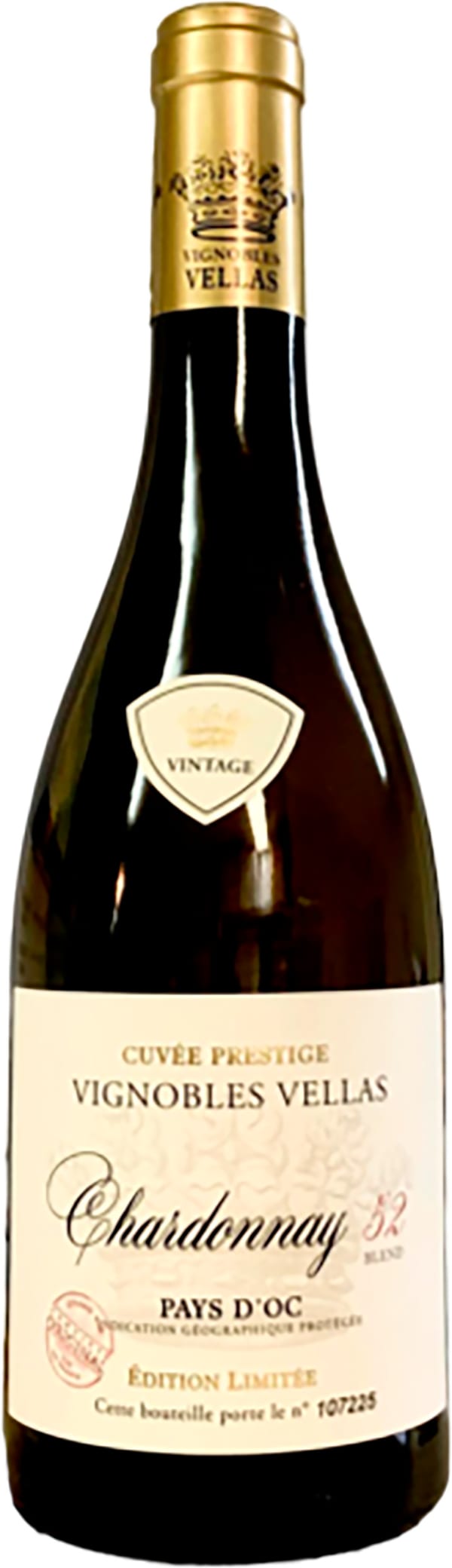 Vellas Chardonnay Cuvee Prestige Blend 52 2024