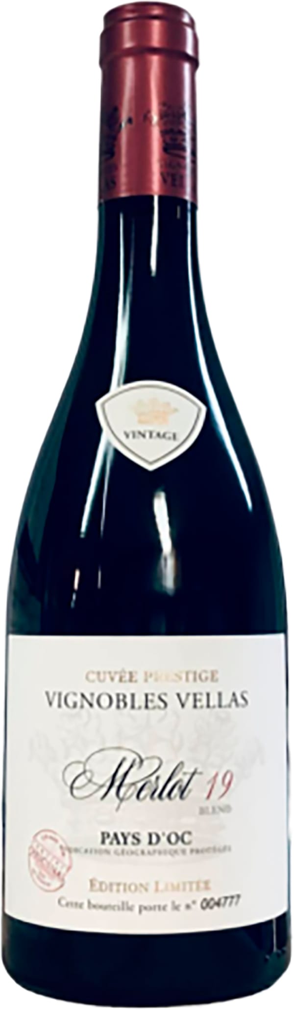 Vellas Merlot Cuvee Prestige Blend 19  2023