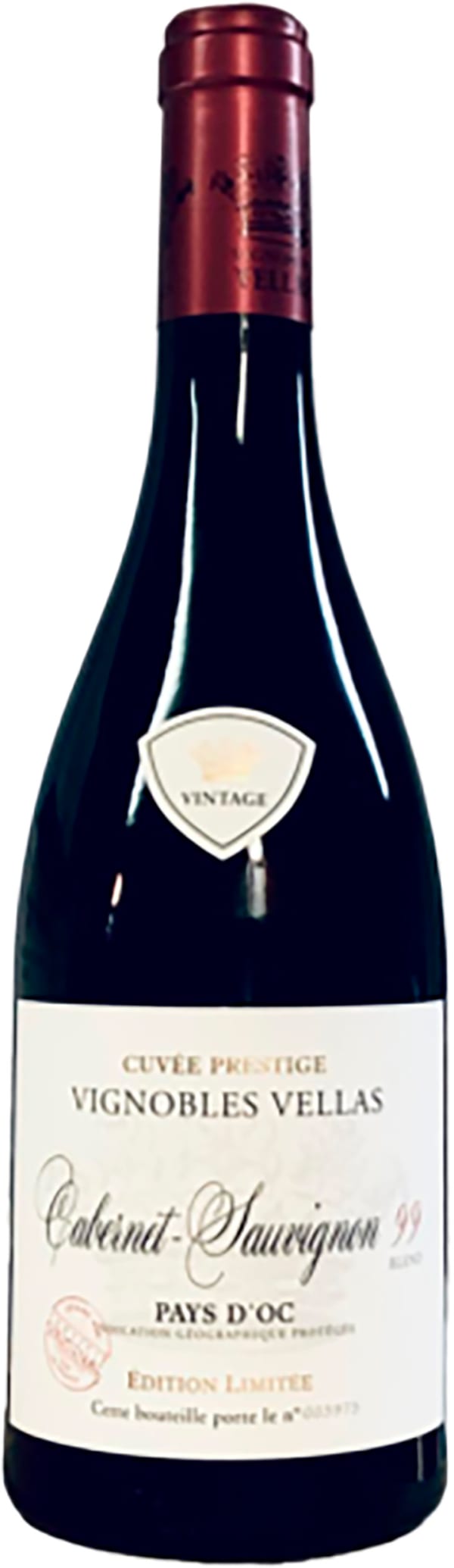 Vellas Cabernet Sauvignon Cuvee Prestige Blend 99 2023