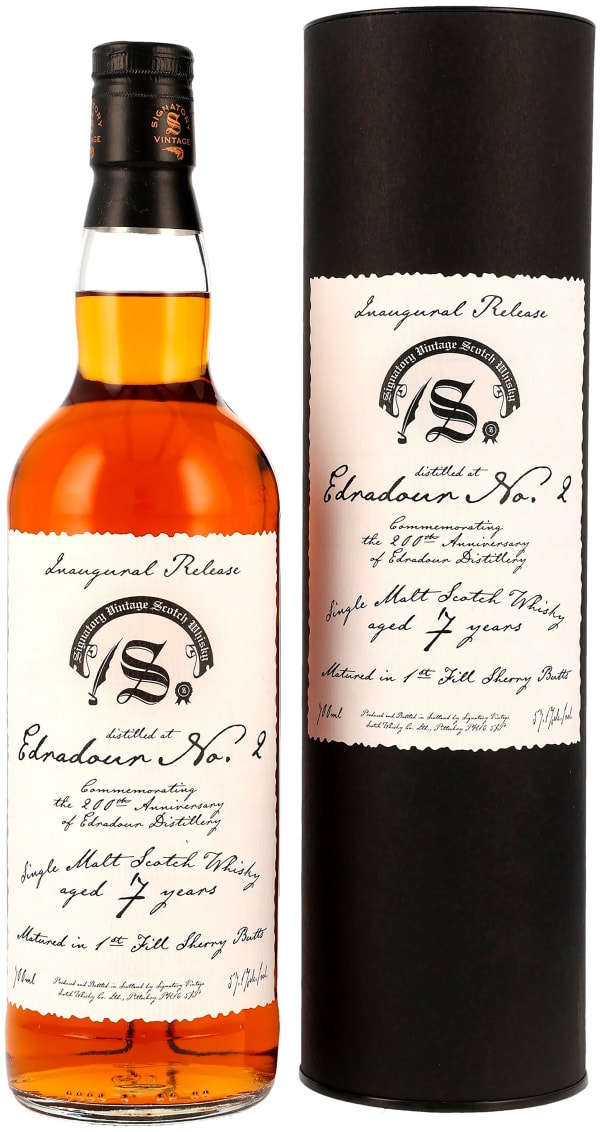 Signatory Vintage Edradour Nr.2 Inaugural Release
