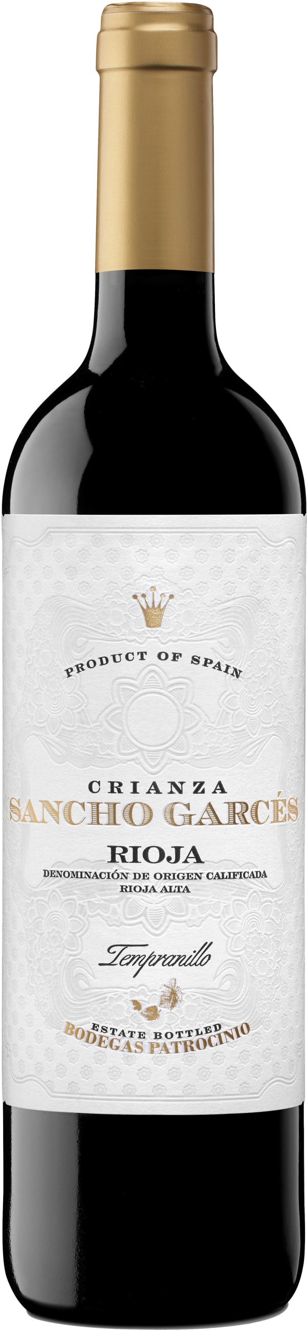 Patrocinio Sancho Garcés Crianza 2018
