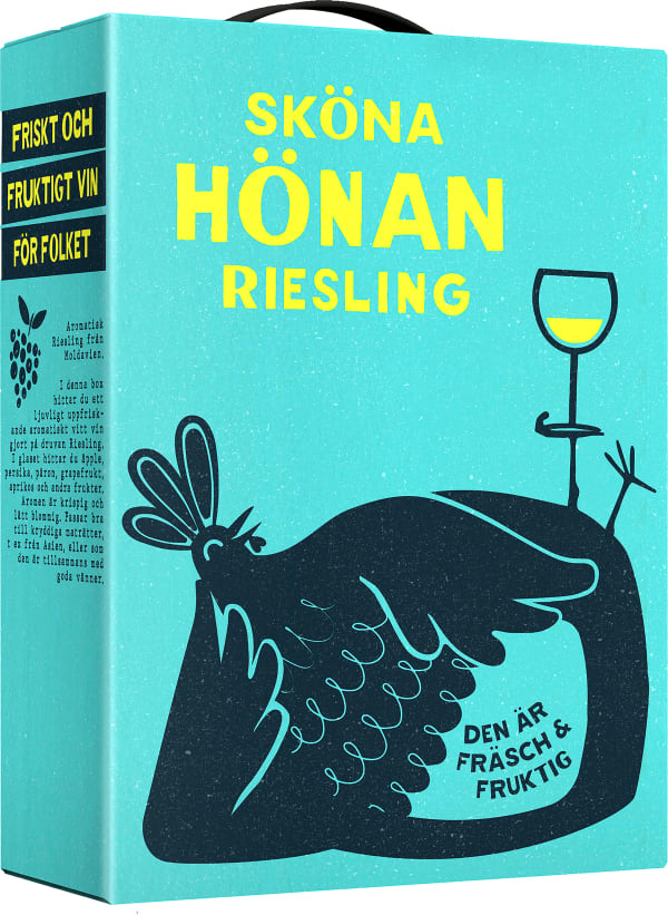 Sköna Hönan Riesling hanapakkaus