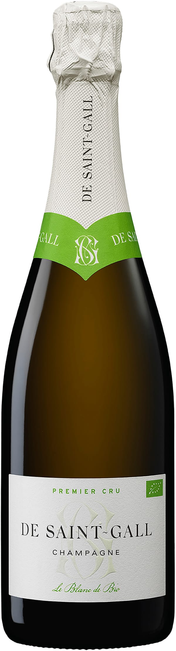 De Saint-Gall Le Blanc de Bio Champagne Extra Brut