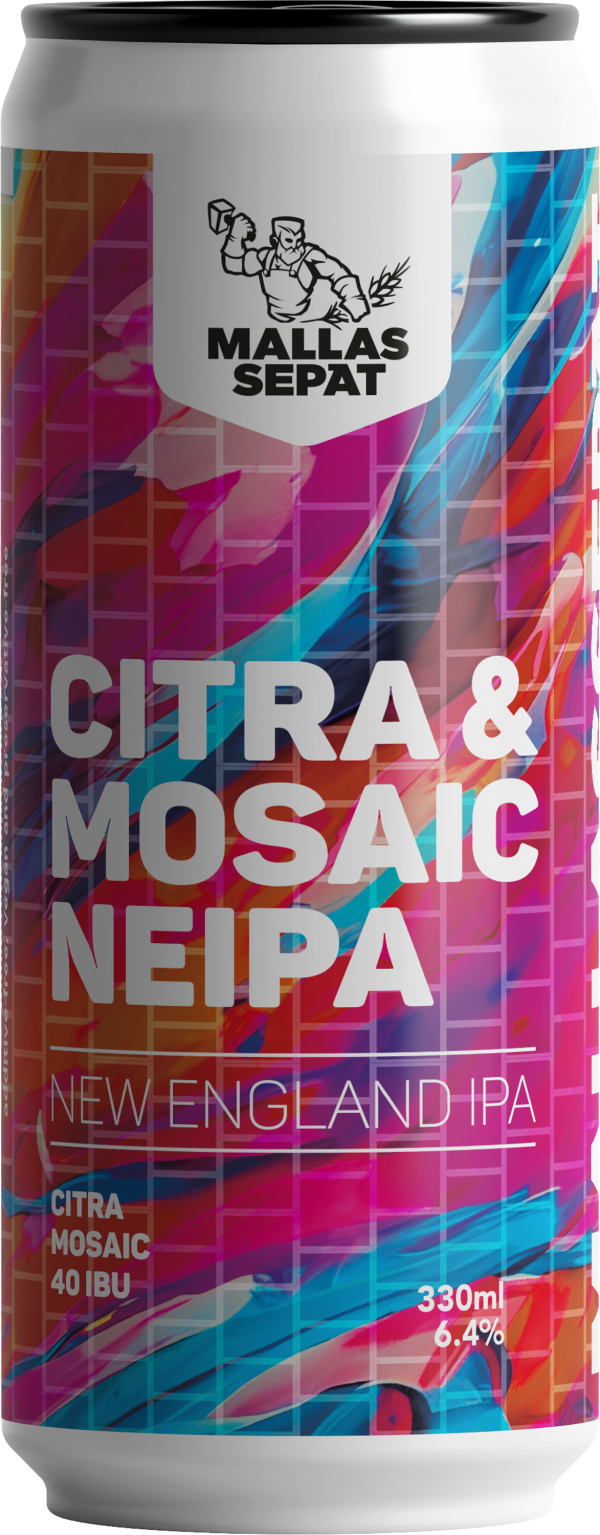 Mallassepät Citra & Mosaic NEIPA tölkki