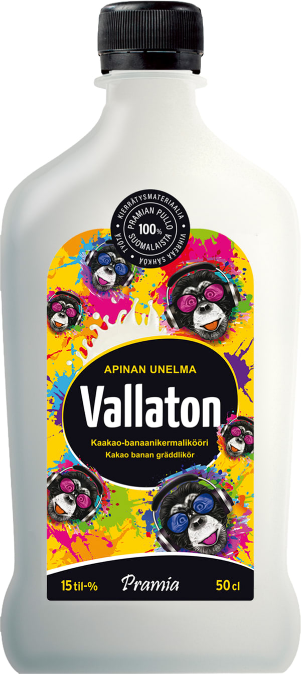 Vallaton Apinan Unelma muovipullo