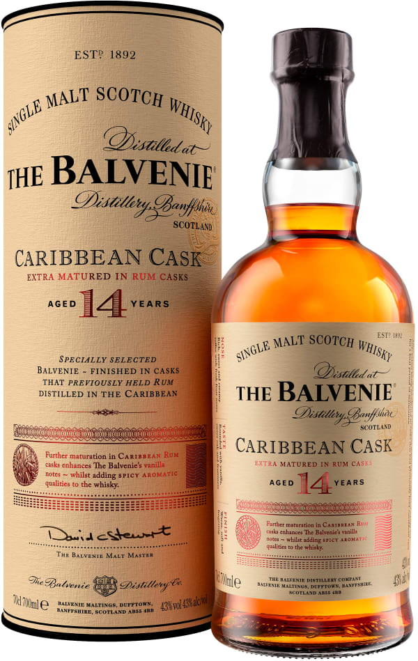 The Balvenie Carribean Cask 14 Year Old Single Malt