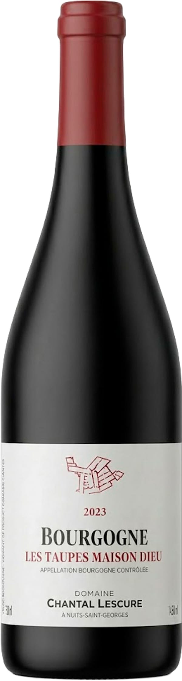 Domaine Chantal Lescure Bourgogne Rouge Les Taupes Maison Dieu 2023