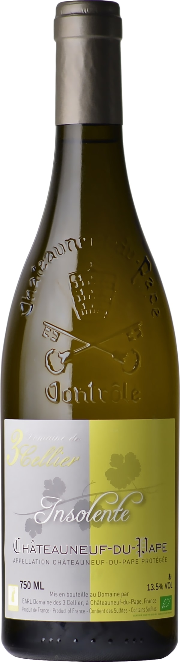 Les 3 Cellier Châteauneuf du Pape Insolente Blanc 2025