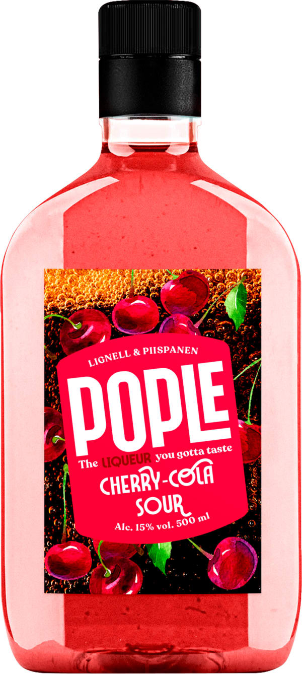 Pople Cherry-Cola Sour muovipullo