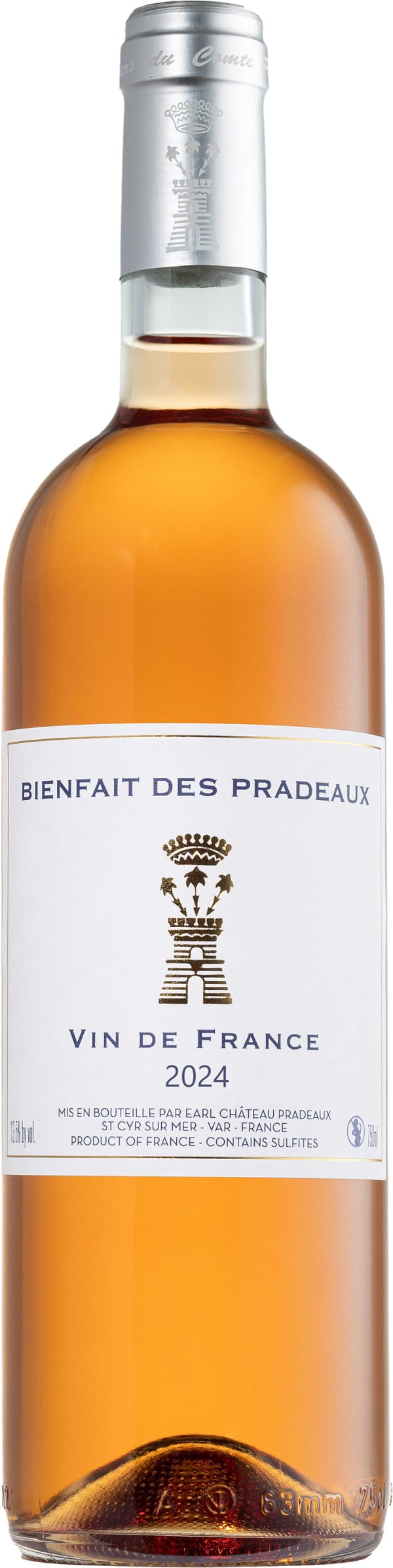 Bienfait des Pradeaux Vin de France Rosé 2024