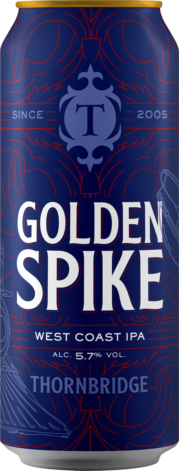 Thornbridge Golden Spike West Coast IPA tölkki