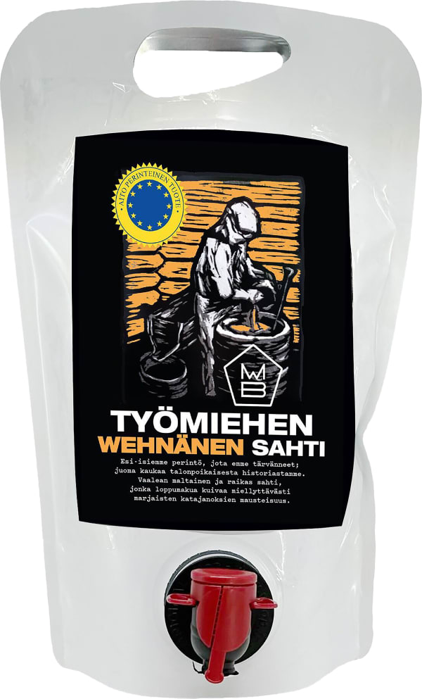 Työmiehen Wehnänen Sahti 2026 viinipussi
