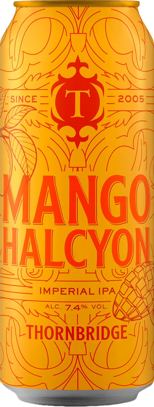 Thornbridge Mango Halcyon Imperial IPA tölkki