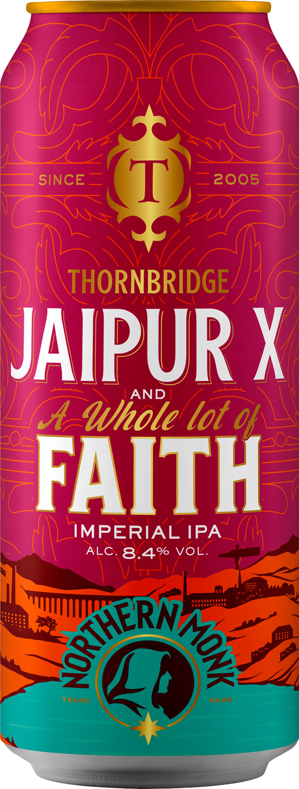 Jaipur X and A Whole lot of Faith Imperial IPA tölkki